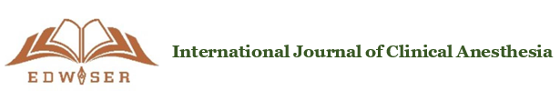 international journal of clinical anesthesia